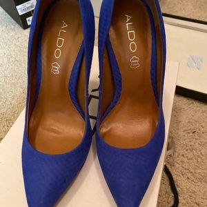 Royal blue heels